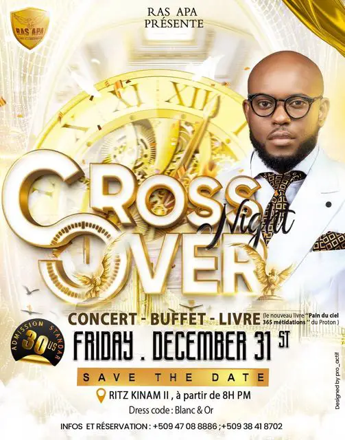 31 de diciembre | Ras apa presenta “CROSSOVER NIGHT” en el Ritz Kinam II
