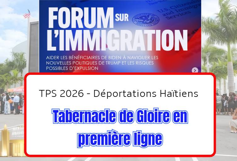 TPS 2026 - deportaciones haitianas: estrategias legales y movilización religiosa