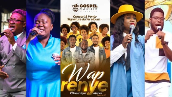 Concierto del Ministerio de Saphir Gospel en Delmas 75: Wap Renye Álbum