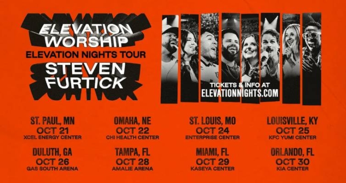 La adoración de la elevación y Steven Furtick anuncian las fechas de la gira de otoño