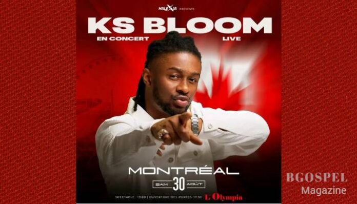 Olympia Montreal recibe KS Bloom en Live Gospel el 30 de agosto de 2025