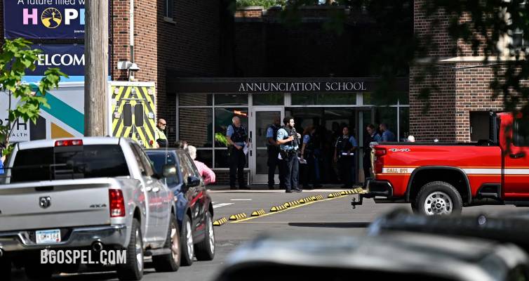 Iglesia Minneapolis Anunciando disparos- dos niños asesinados, investigación