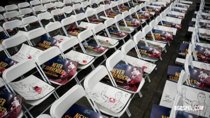Estadio de la granja estatal - Tributo Nacional a Charlie Kirk, 21 de septiembre de 2025
