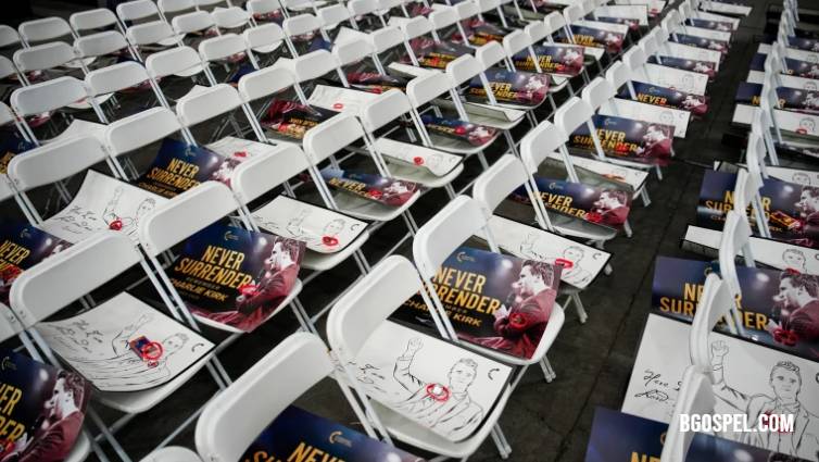 Estadio de la granja estatal - Tributo Nacional a Charlie Kirk, 21 de septiembre de 2025