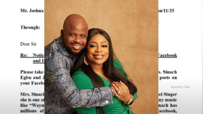 Sinach - rumores de divorcio y aviso formal