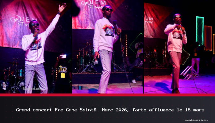 Gran concierto Fre Gabe Saint‑Marc 2026, gran asistencia el 15 de marzo
