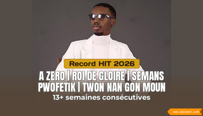 Fre Gabe - 4 discos 2026 en el Top 50 BGospel criollo
