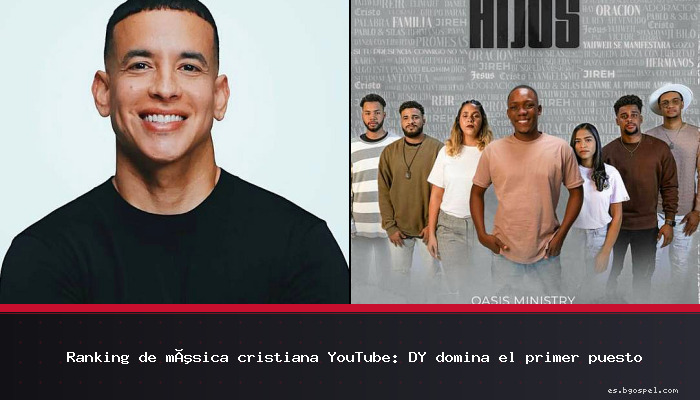 Ranking de música cristiana YouTube: DY domina el primer puesto