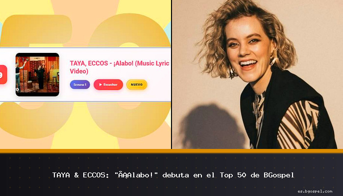 TAYA & ECCOS: «¡Alabo!» debuta en el Top 50 de BGospel